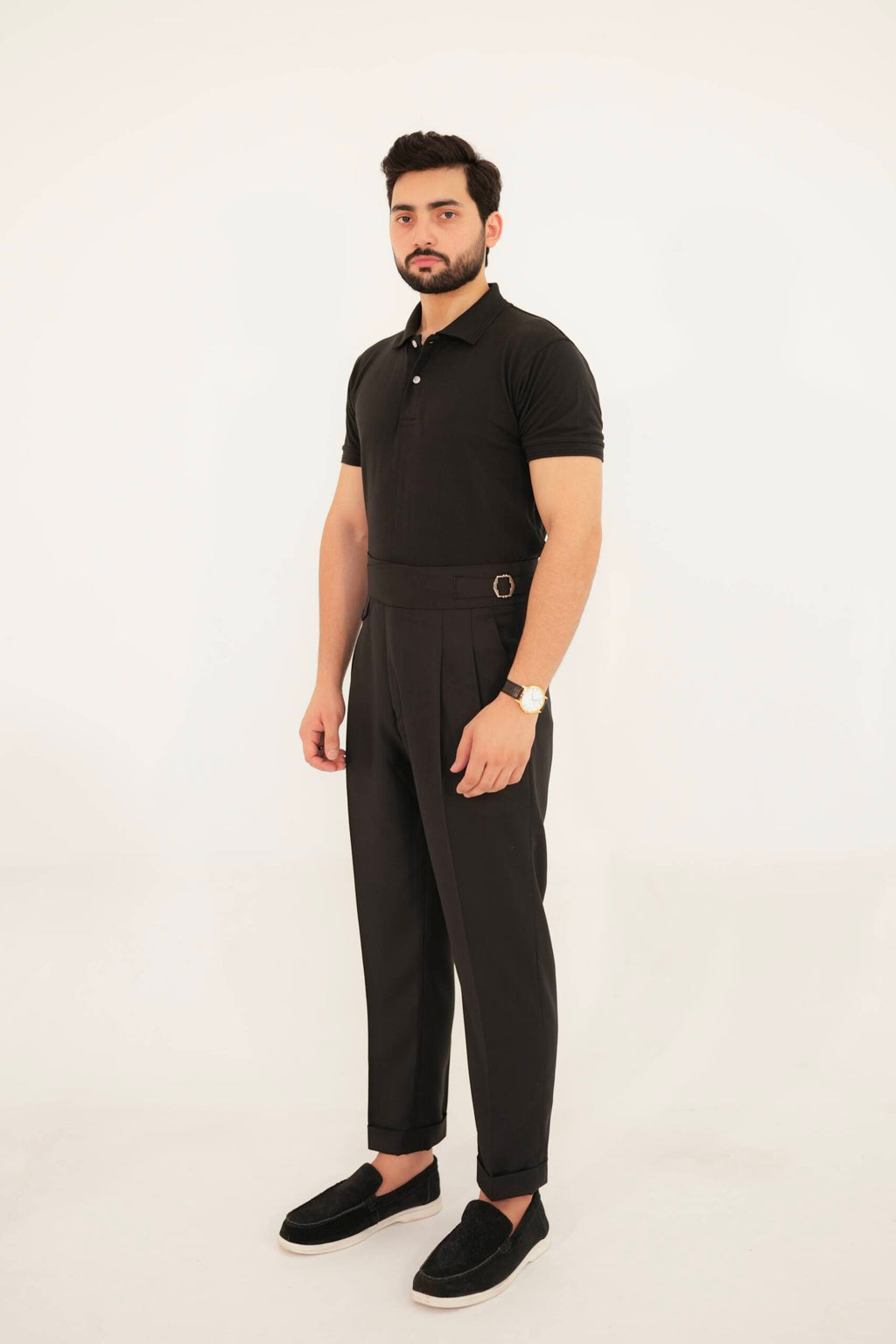 Classic Black Polo Shirt image 4