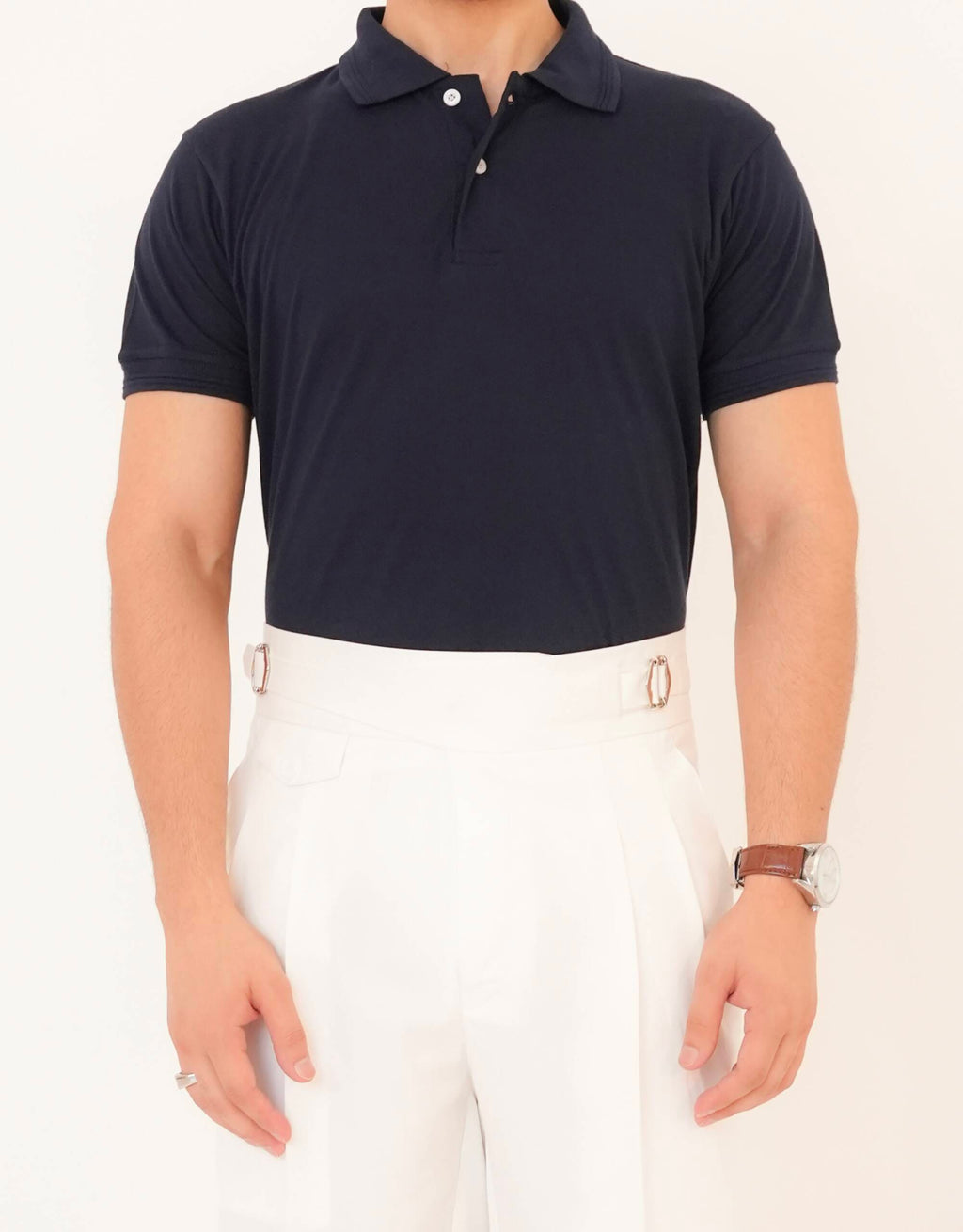 Classic Navy Blue Polo Shirt image 1