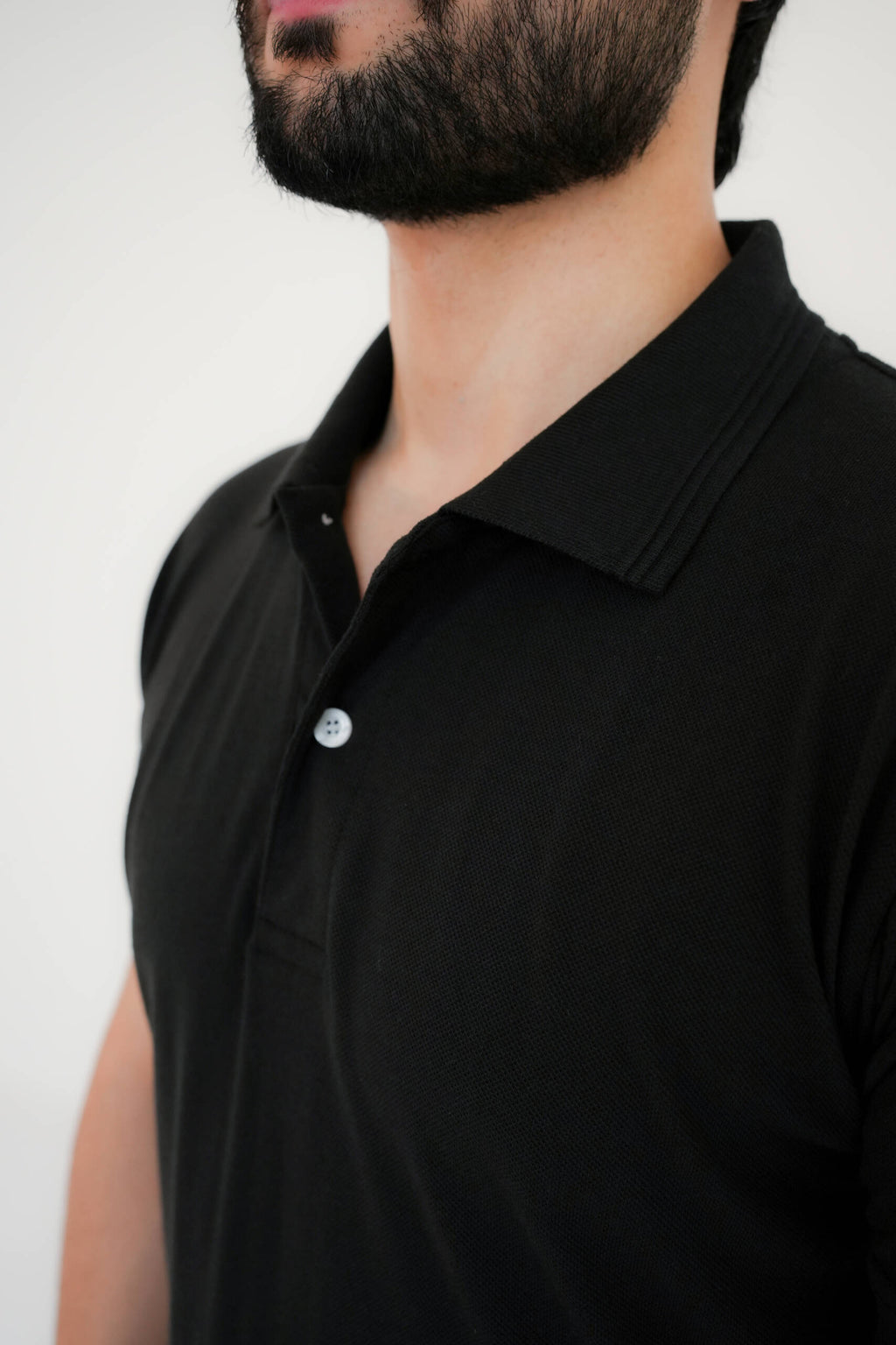 Classic Black Polo Shirt image 2