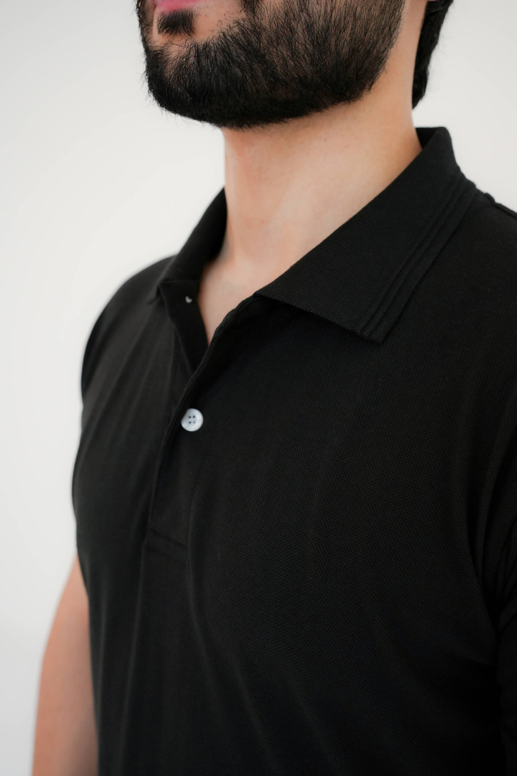 Classic Black Polo Shirt image 2