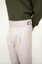 Beige Gurkha Pants