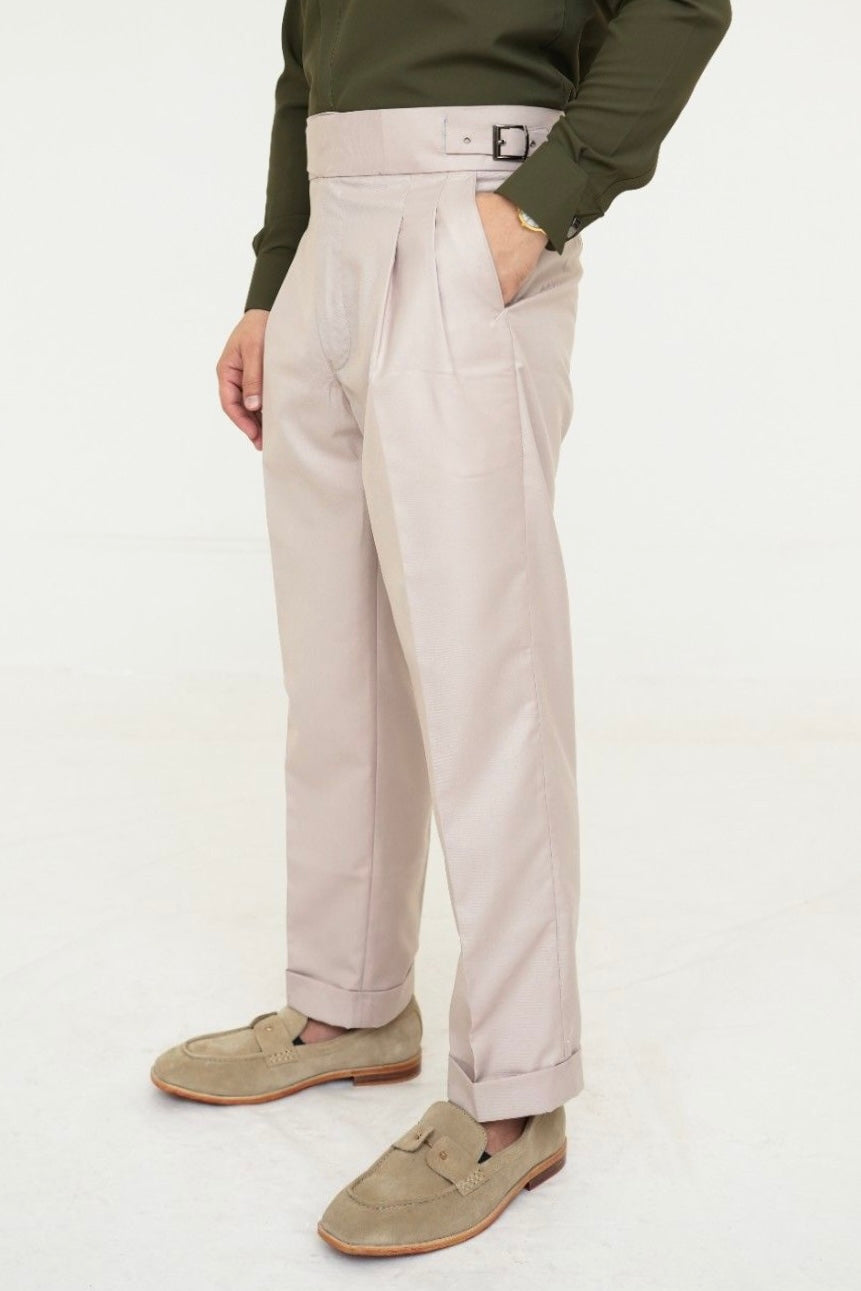 Beige Gurkha Pants