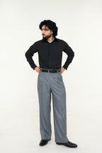 Legacy Ashen Stripe Old Money Pleated Pants