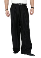 Legacy Inverted Pleat Pant - Black