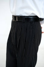 Legacy Noir Old Money Pleated Pants