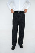 Legacy Noir Old Money Pleated Pants
