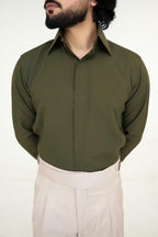 Legacy Royal Olive Dress Shirt