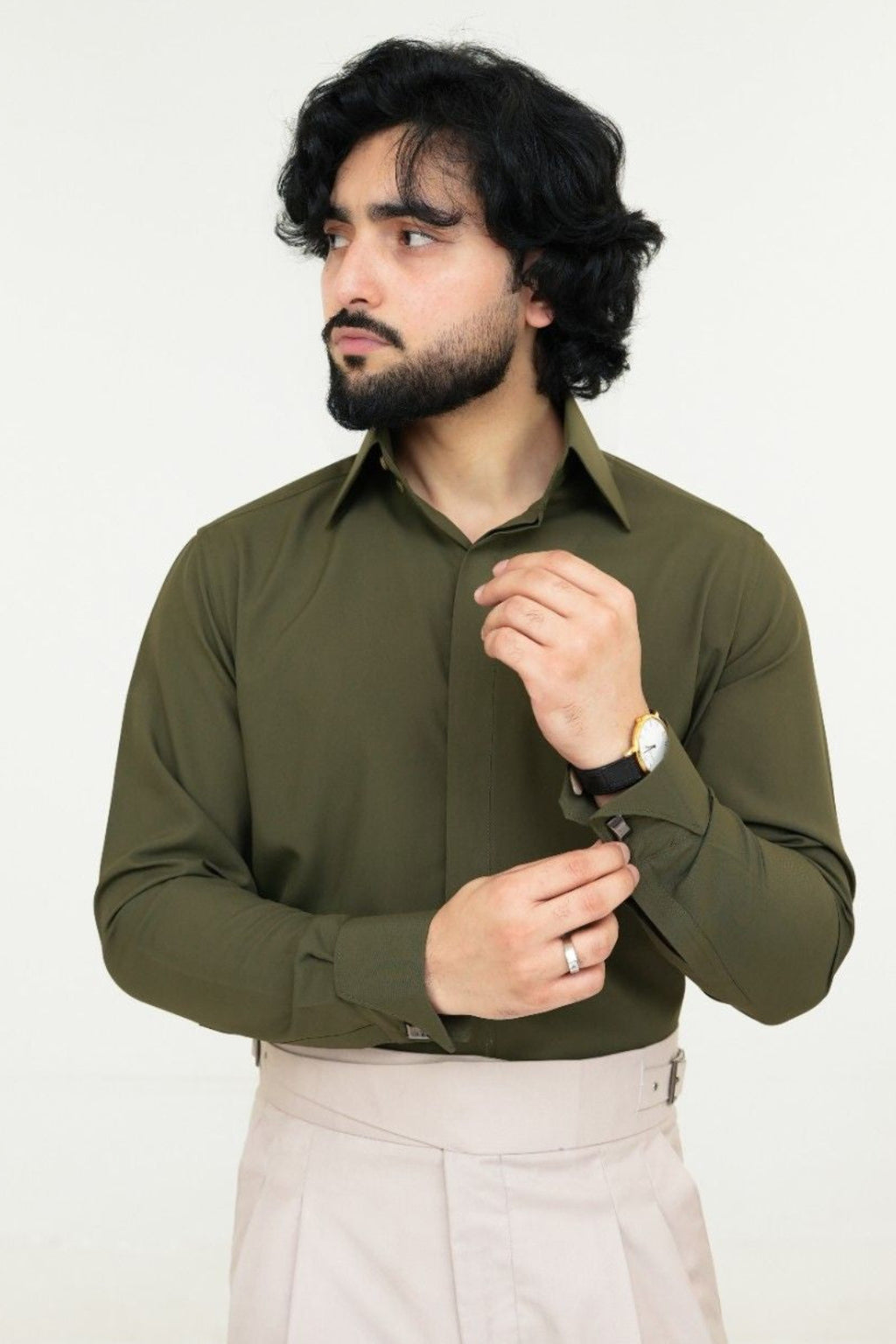 Legacy Royal Olive Dress Shirt