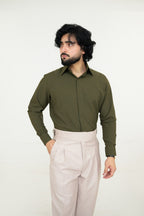 Legacy Royal Olive Dress Shirt