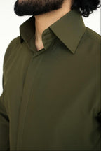 Legacy Royal Olive Dress Shirt