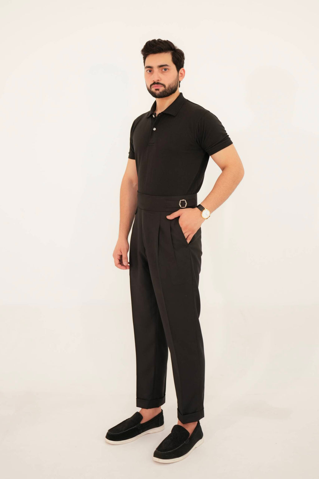 Classic Black Polo Shirt image 1