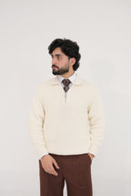 Legacy Signature Zip-Knit Sweater image 0