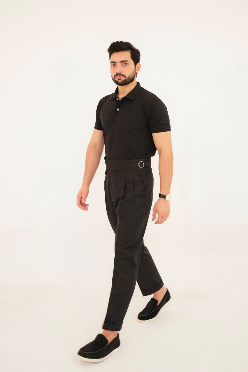 Classic Black Polo Shirt image 3