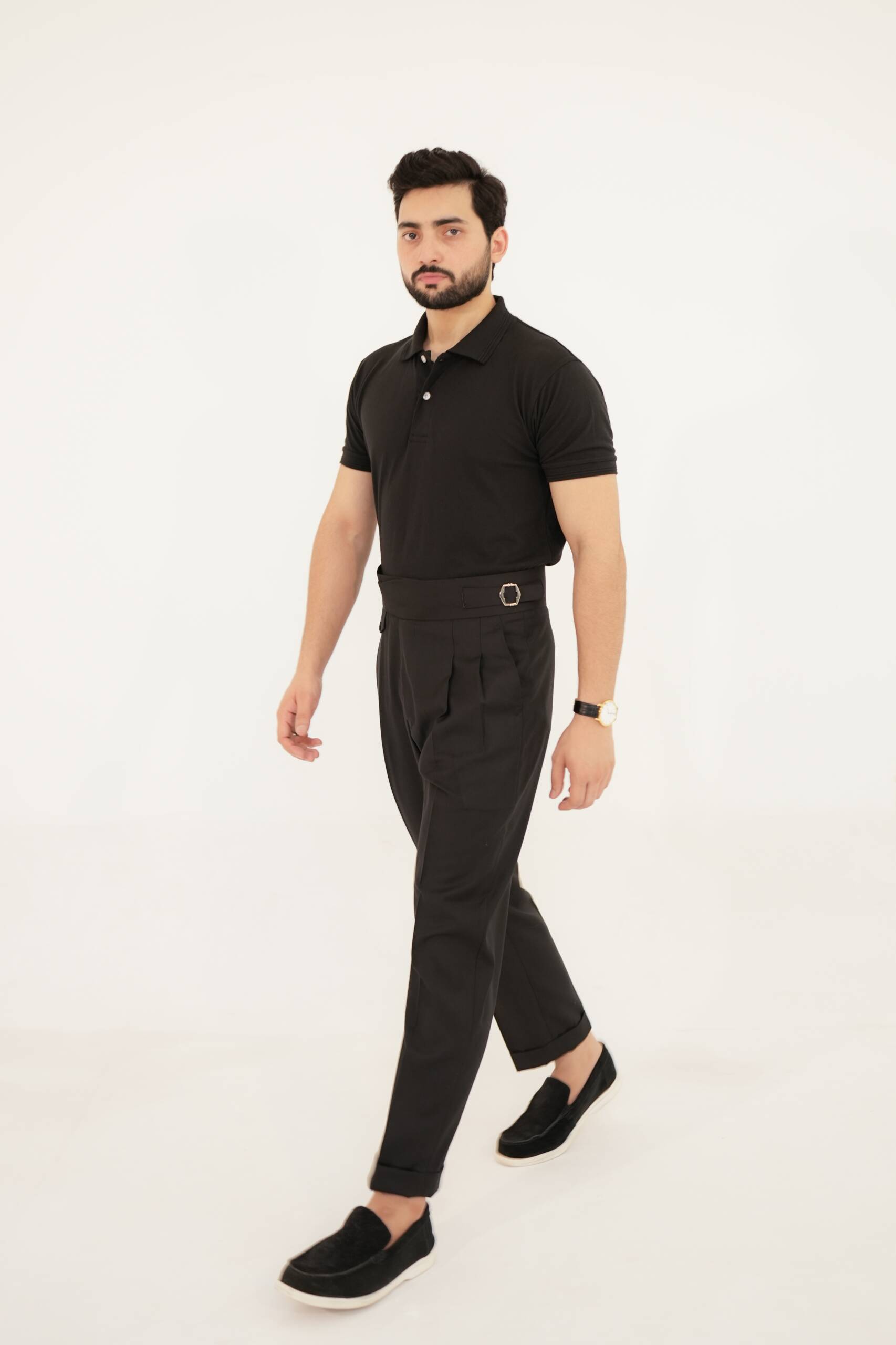 Classic Black Polo Shirt image 3