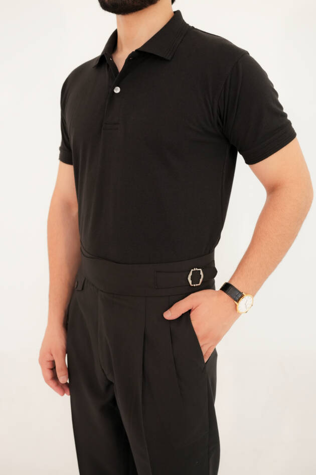 Classic Black Polo Shirt