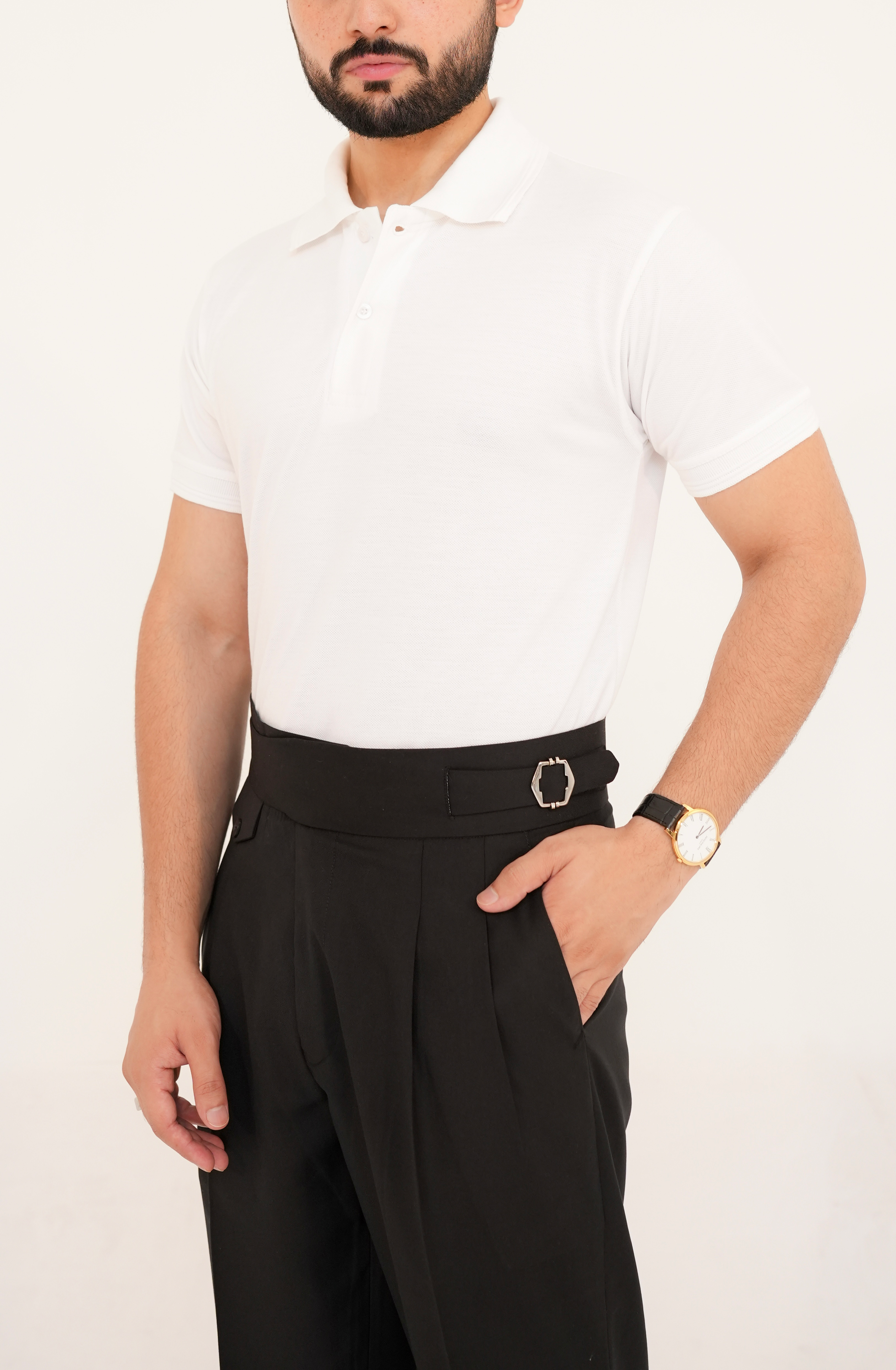 Classic White Polo Shirt