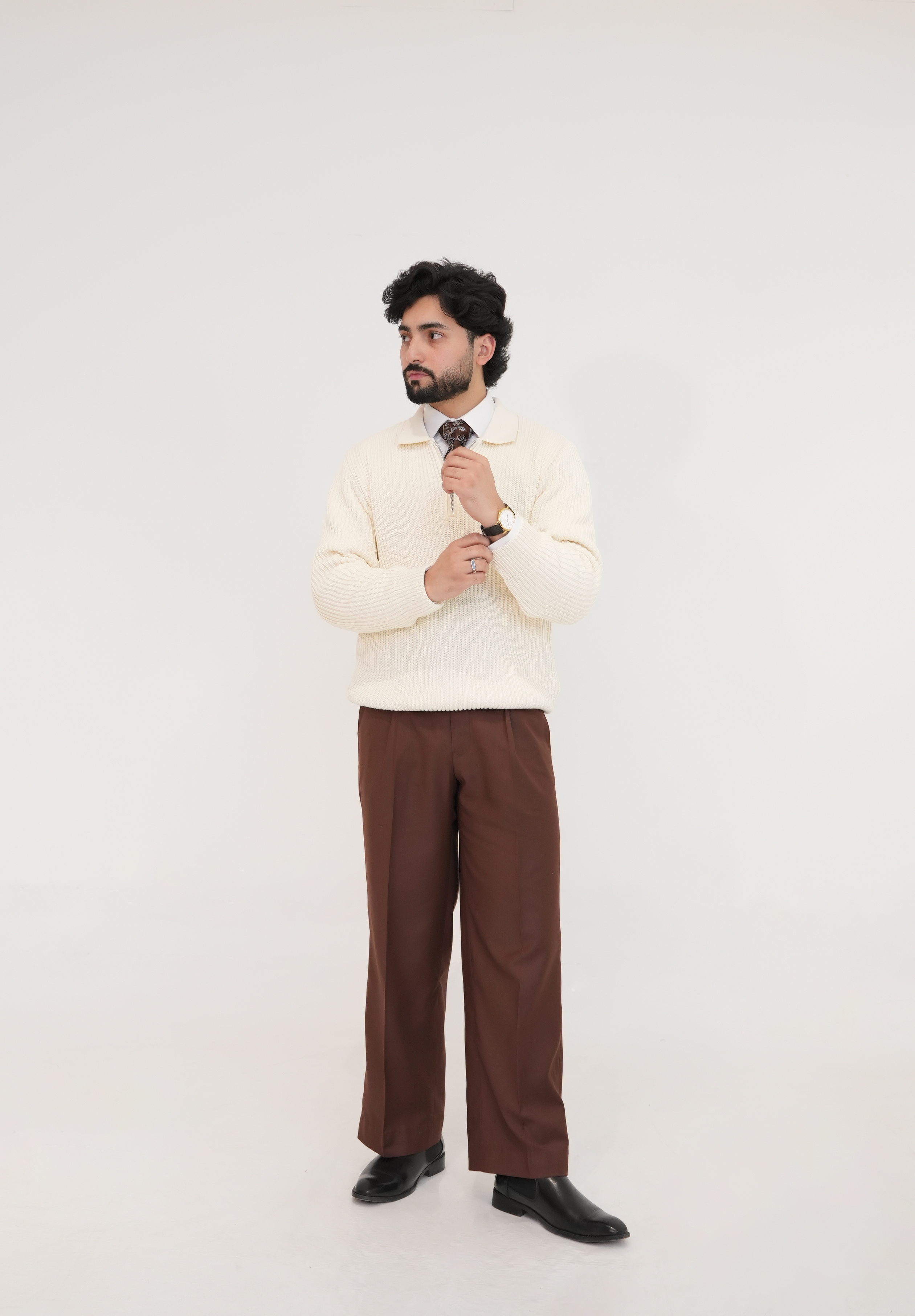 Legacy Signature Zip-Knit Sweater - Image 5